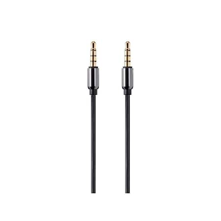 Onyx Series Auxiliary 3.5mm TRRS Audio & Microphone Cable_ 15ft
